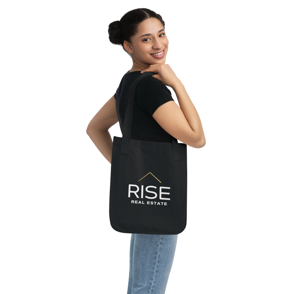 Organic Canvas Tote Bag - Black