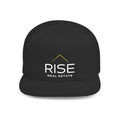Flat Bill Snapback - Black
