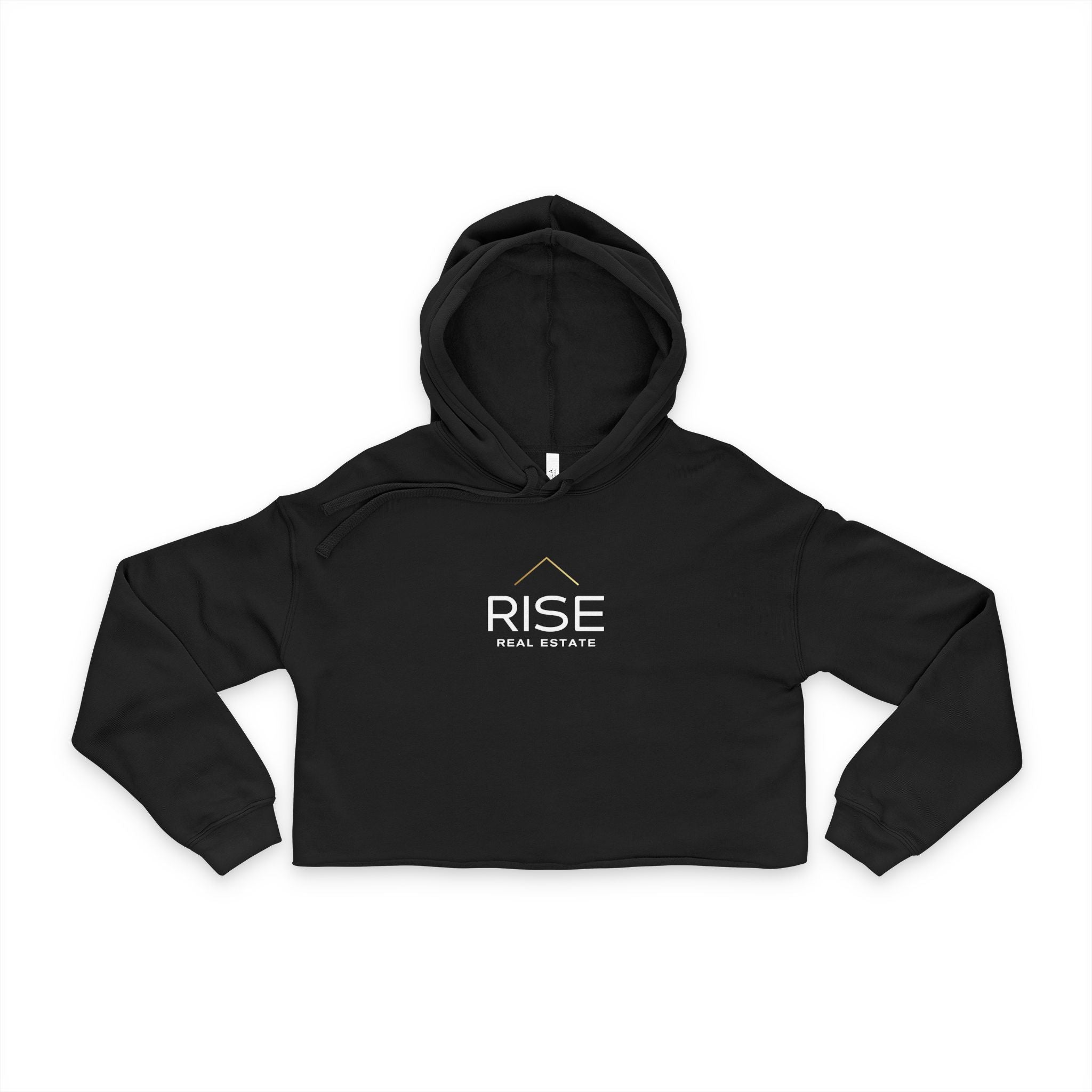 Women's Cropped Hoodie - Black