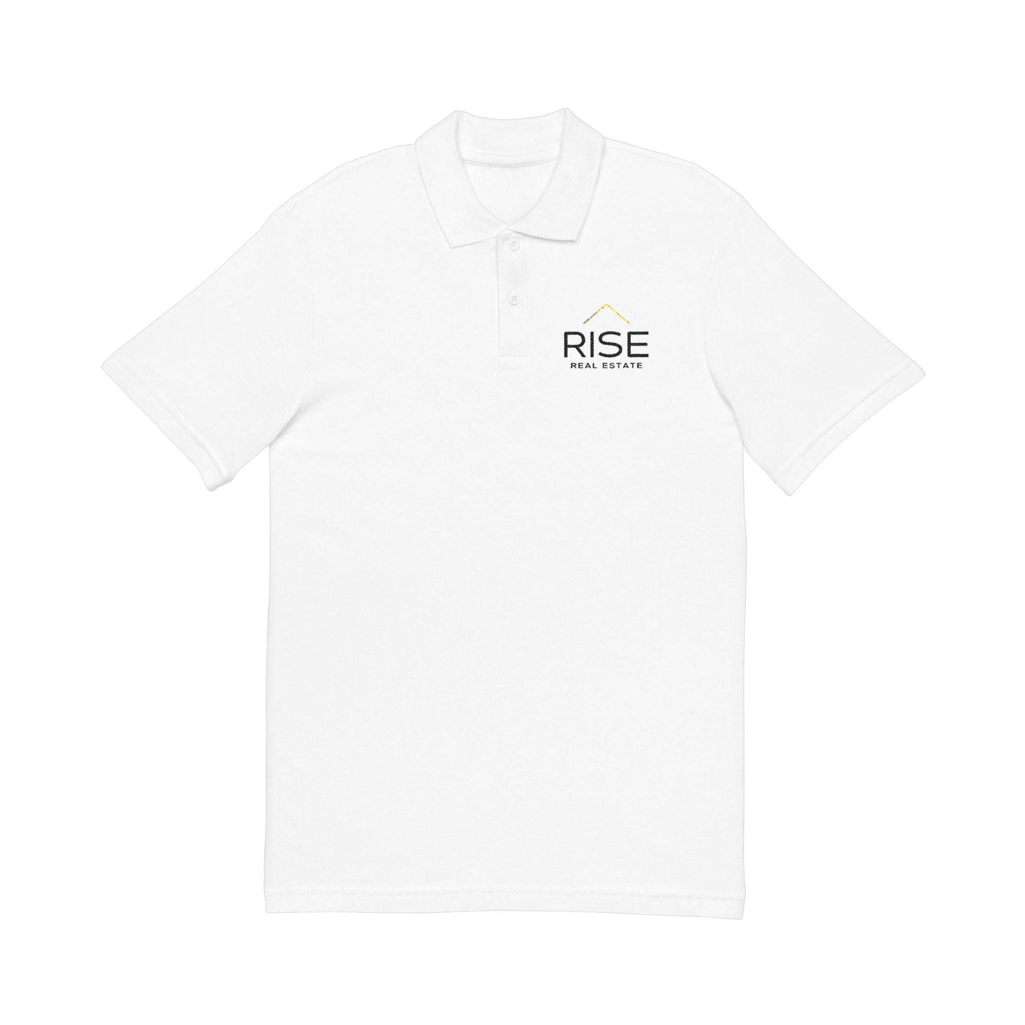Unisex Pique Polo Shirt (Embroidery) - White