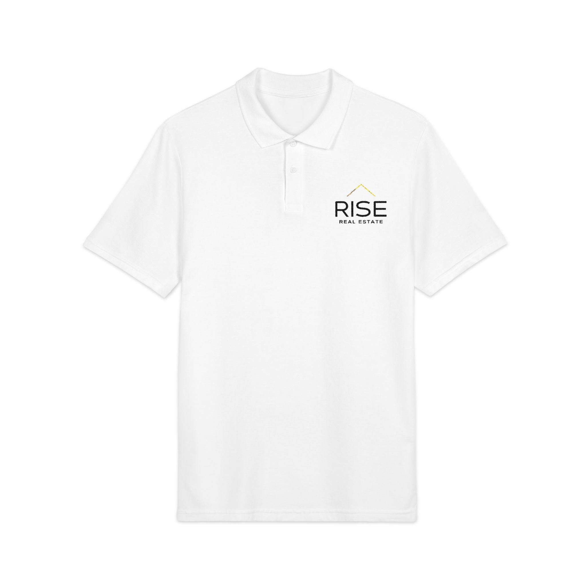 Unisex Pique Polo Shirt (Embroidery) - White