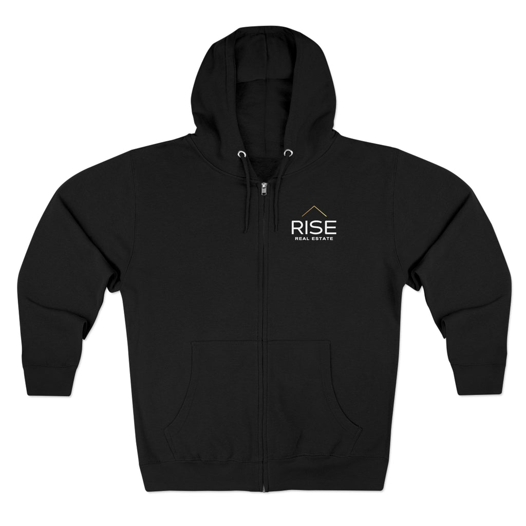 Unisex Zip Hoodie - Black
