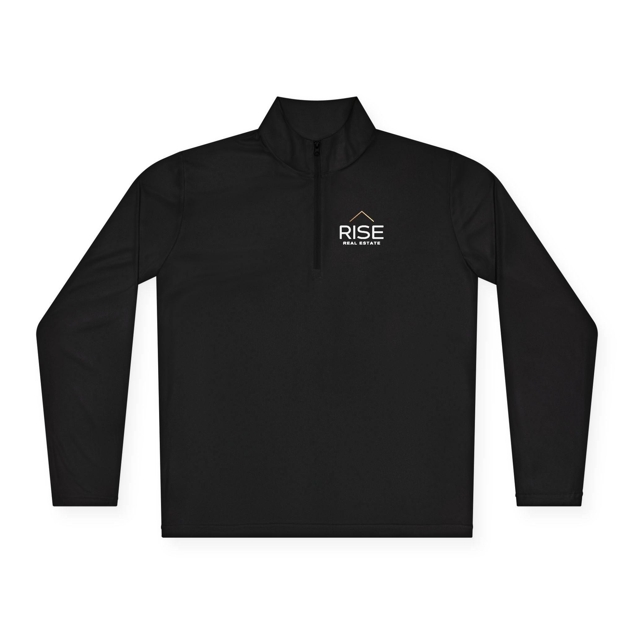 Unisex Quarter-Zip Pullover - Black