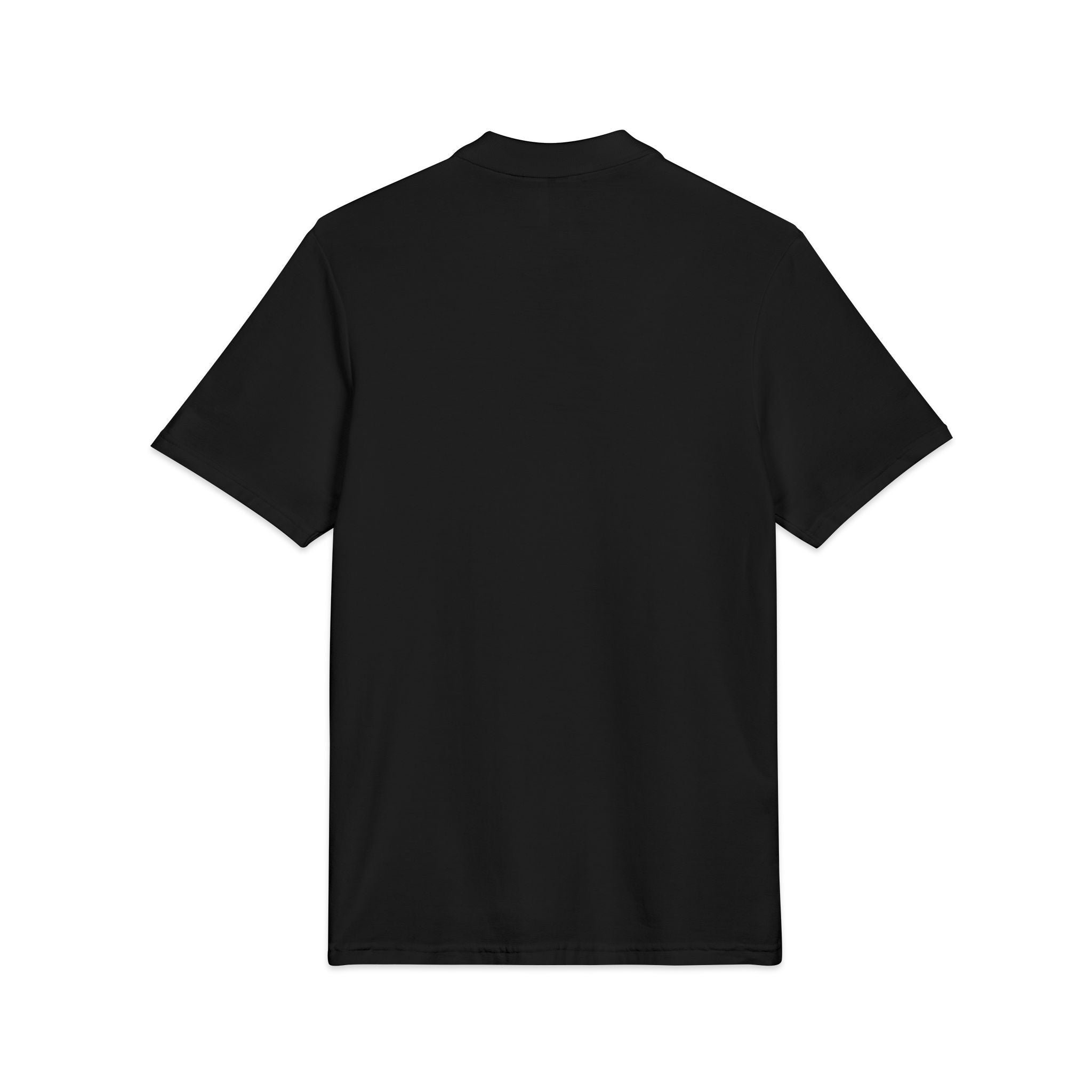 Unisex Pique Polo Shirt (Embroidery) - Black
