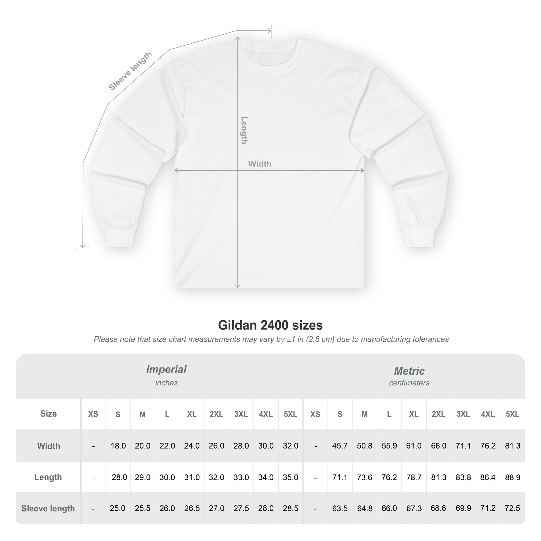 Unisex Ultra Cotton Long Sleeve Tee - White